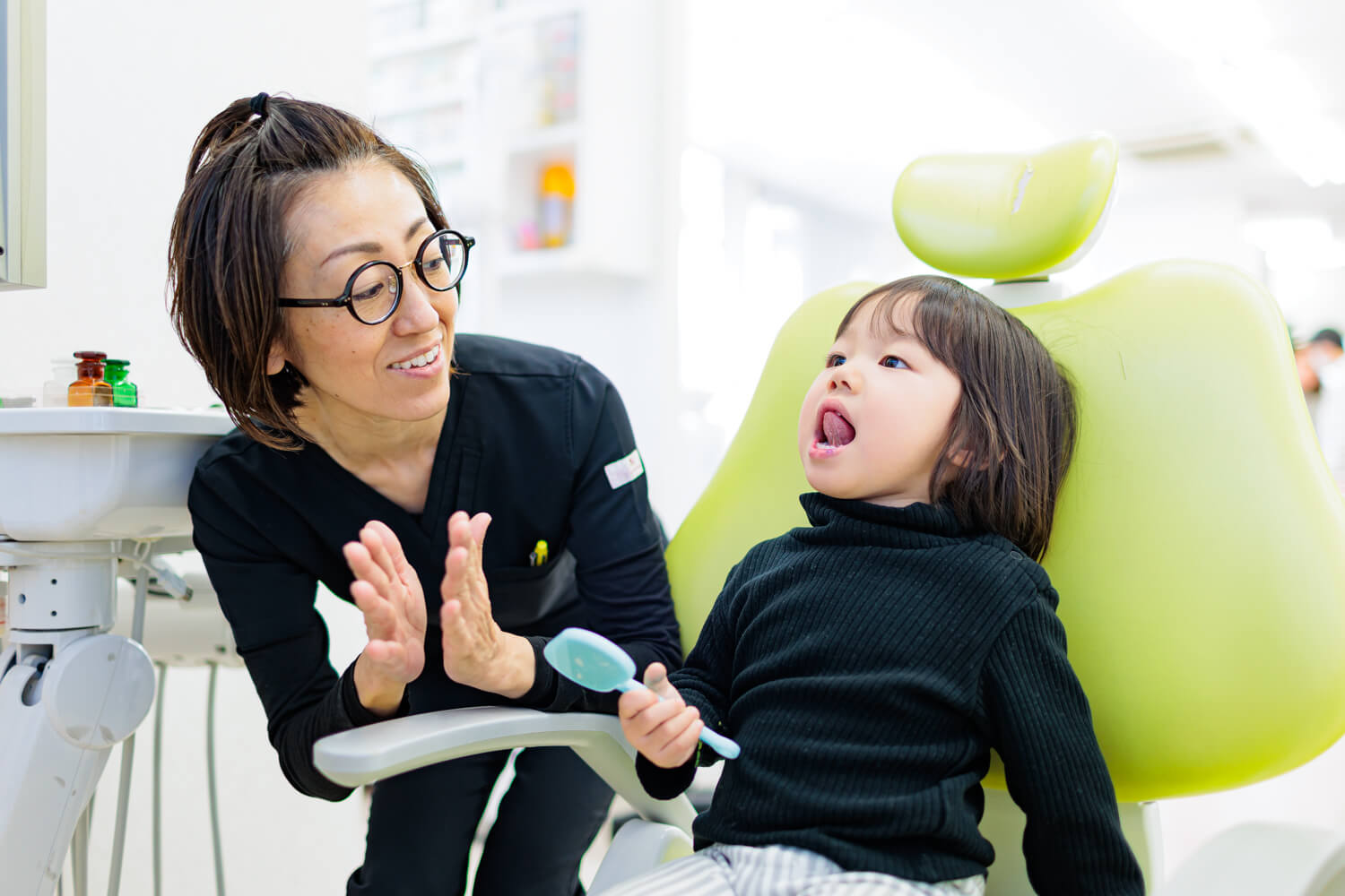 親御さんの「がんばったね！」の一言が大切です